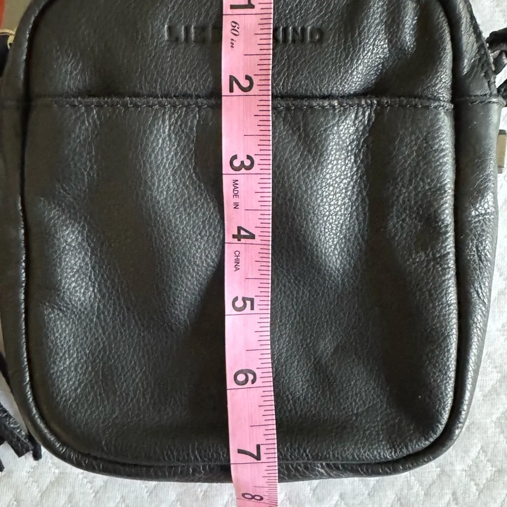 Liebeskind Black Leather Braided-Strap Belt Bag with Tassel - Picture 5 of 7